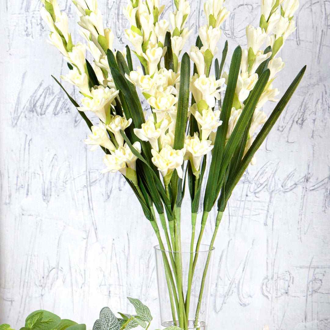 2 Pezzi • Fiore di tuberosa artificiale • 90 cm