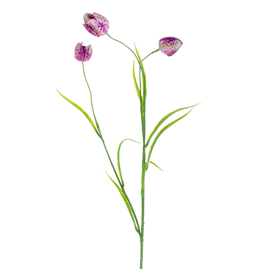 8 Pezzi • Fritellaria artificiale 3 fiori • 72 cm