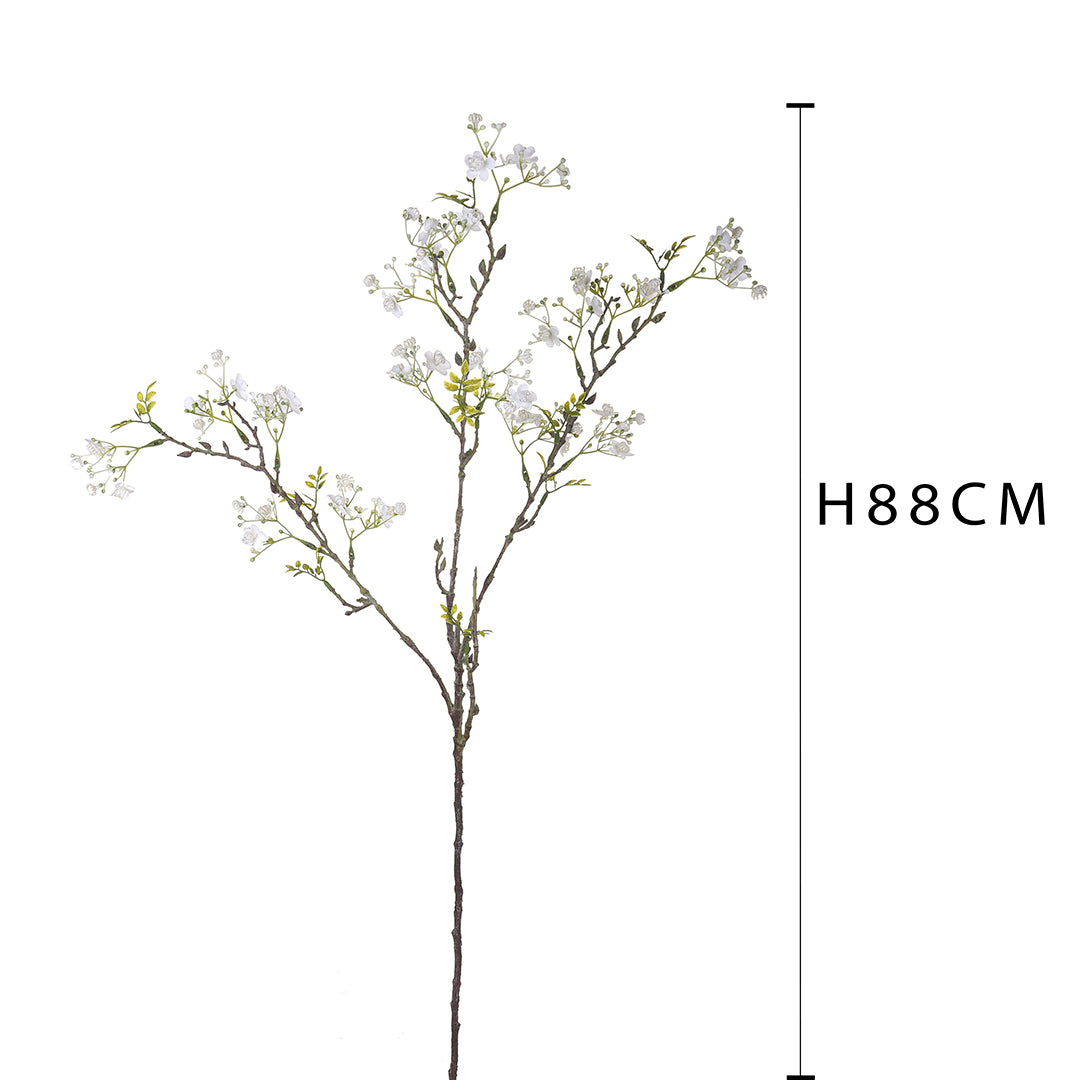 2 Pezzi • Mini tralcio con fiori artificiale • 88 cm