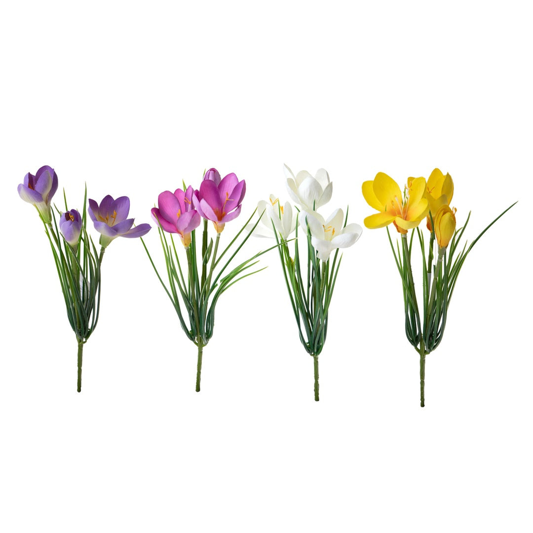8 Pezzi • Crocus artificiale • 30 cm
