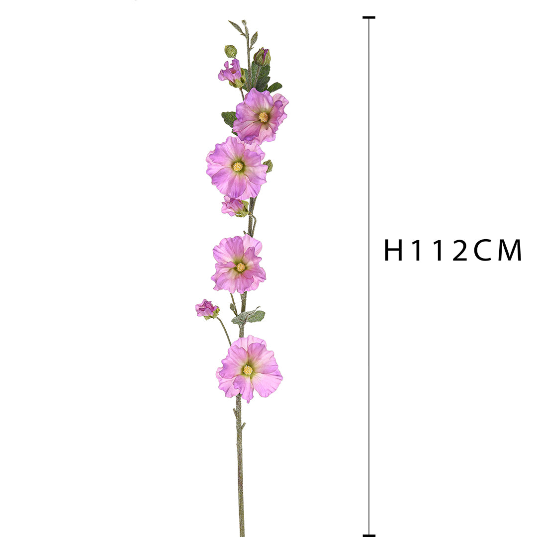 Ramo di malva artificiale • 112 cm