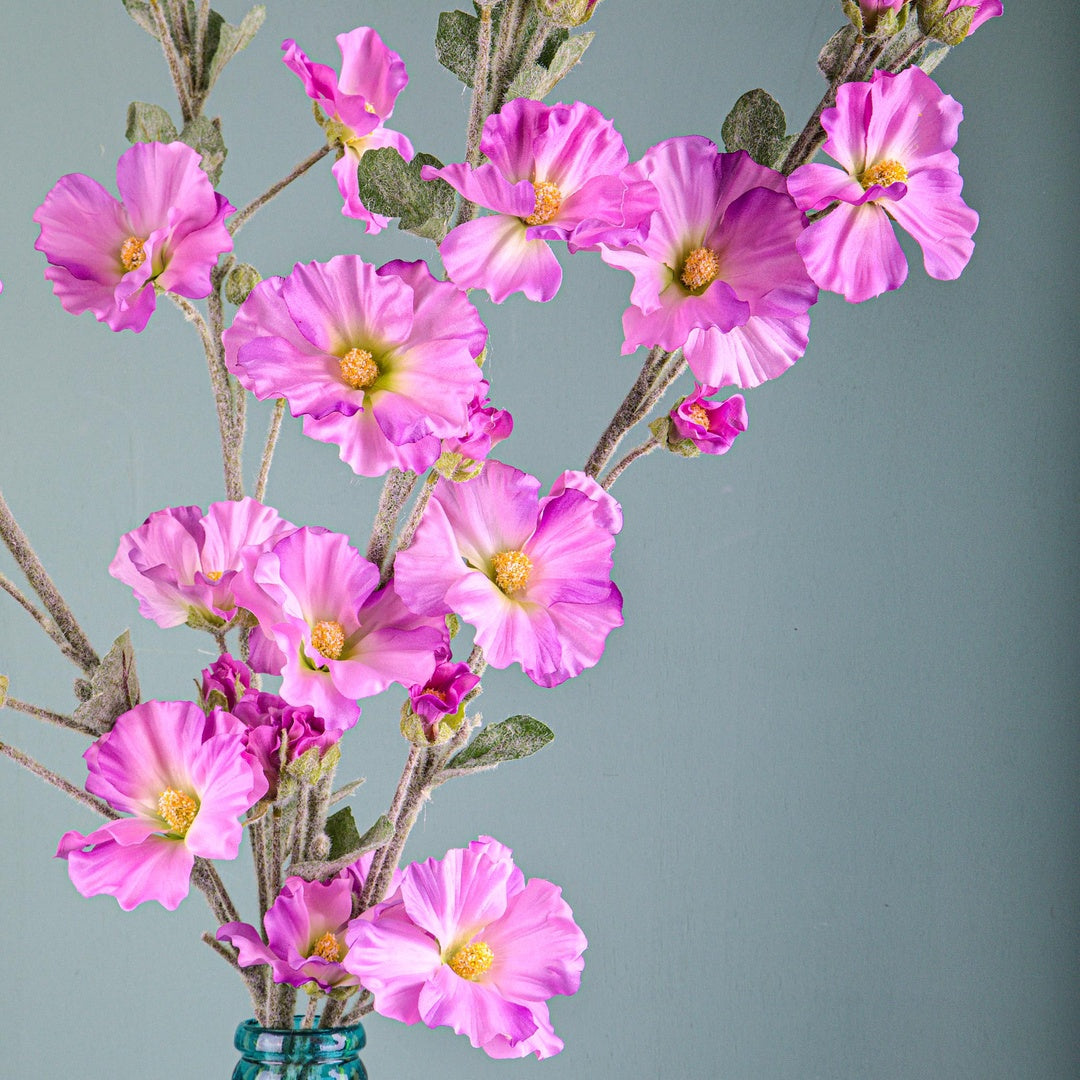 Ramo di malva artificiale • 112 cm