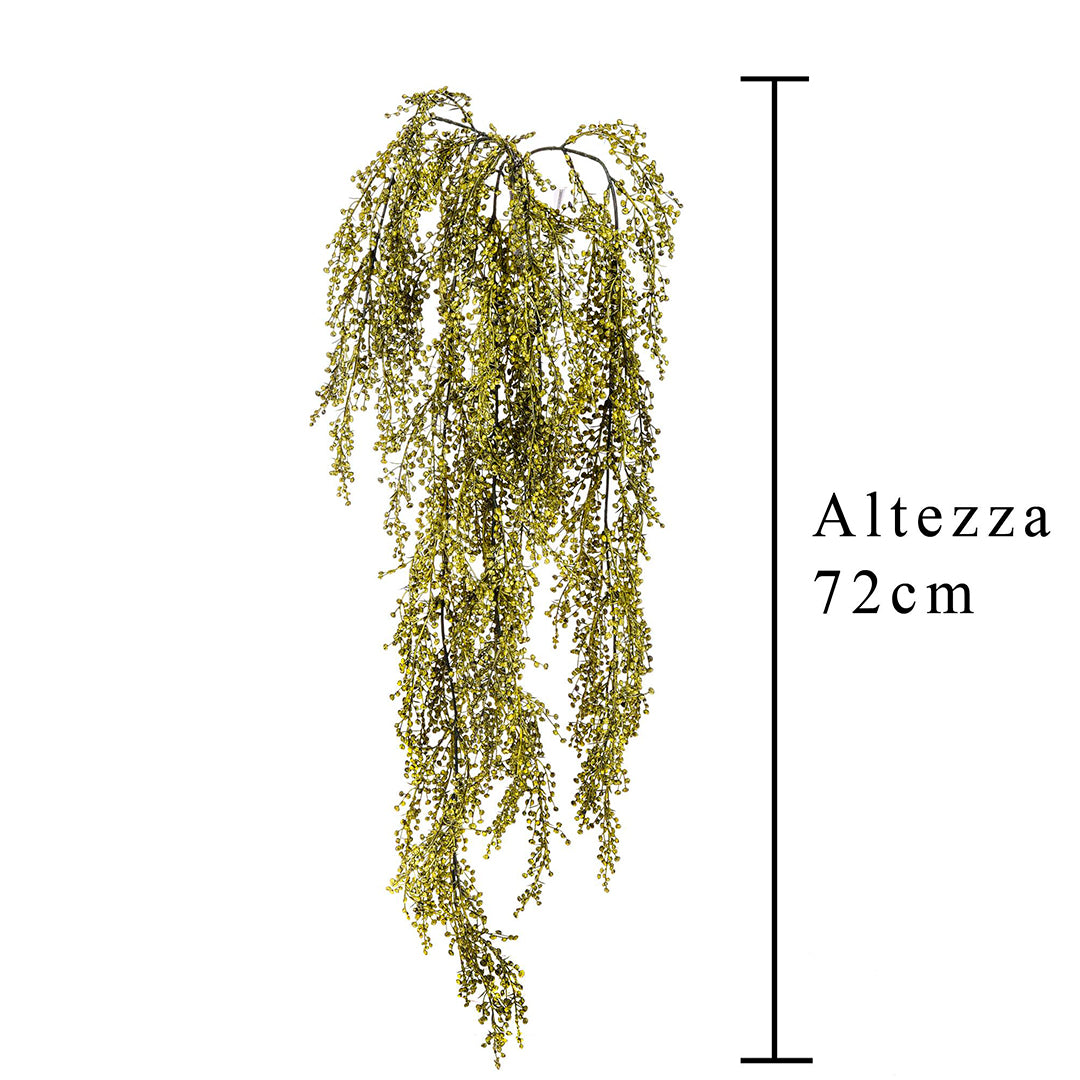 Verde artificiale Pepe verde pendente • 72 cm