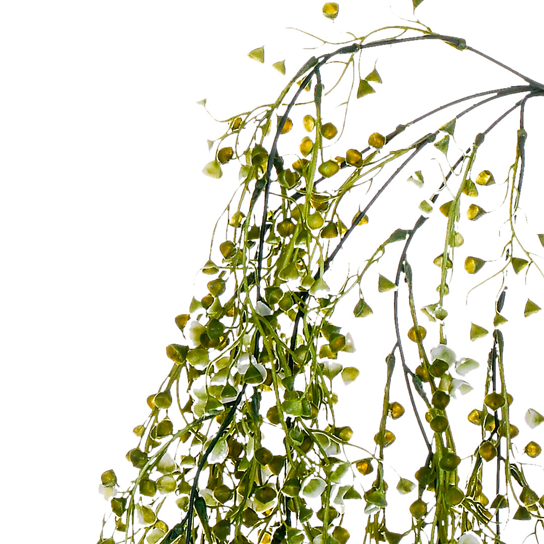 Pendente mini foglia artificiale • 94 cm