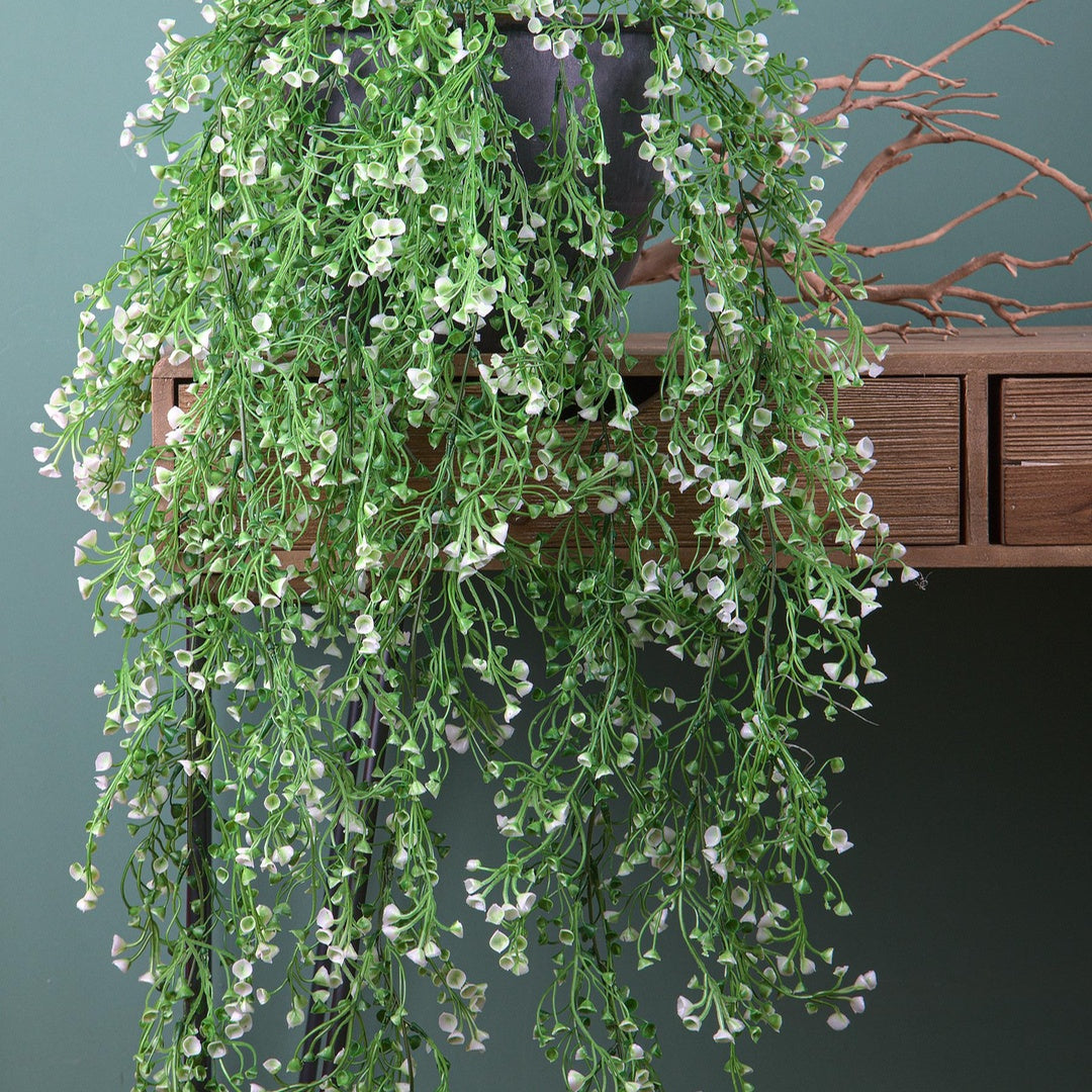 Pendente mini foglia artificiale • 94 cm