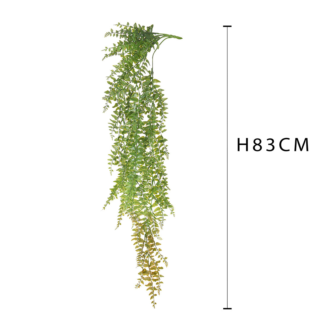Pianta di felcina pendente artificiale • 83 cm