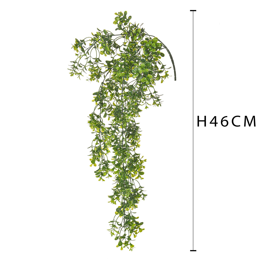 Bosso e buxus pendente artificiale • 46 cm