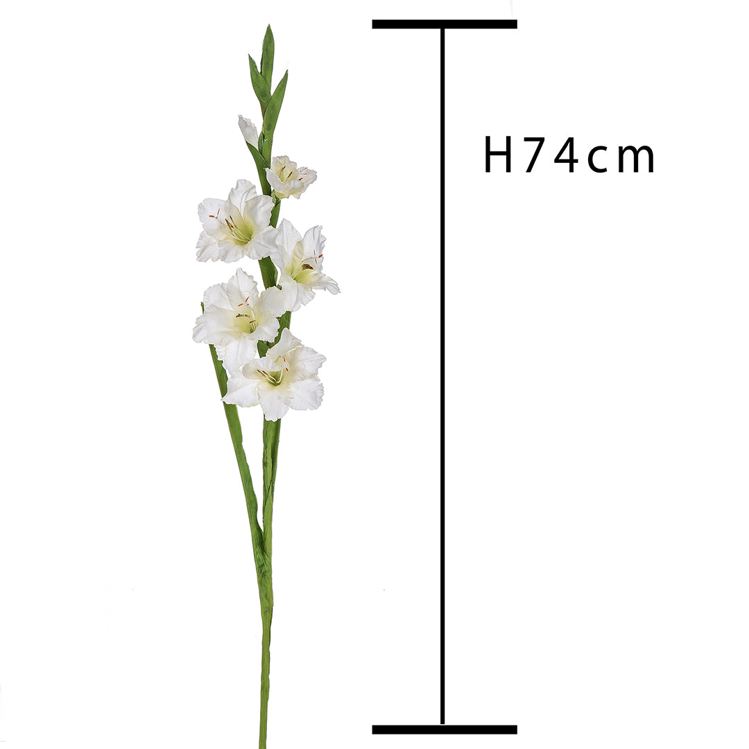 8 Pezzi • Gladiolo artificiale mini • 74 cm