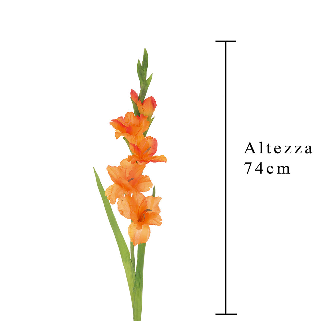 8 Pezzi • Gladiolo artificiale mini • 74 cm