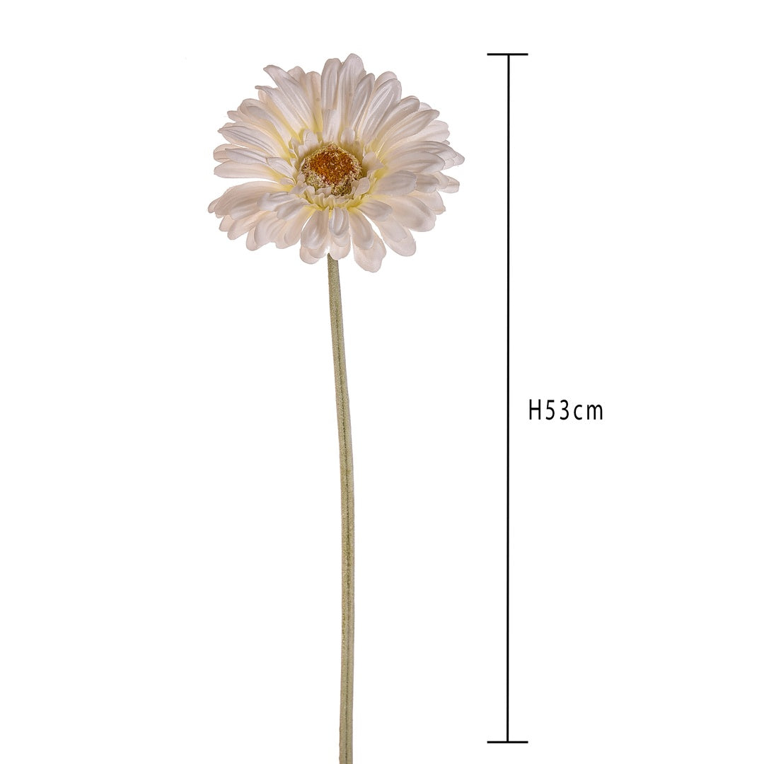 8 Pezzi • Fiore di gerbera artificiale • 53 cm
