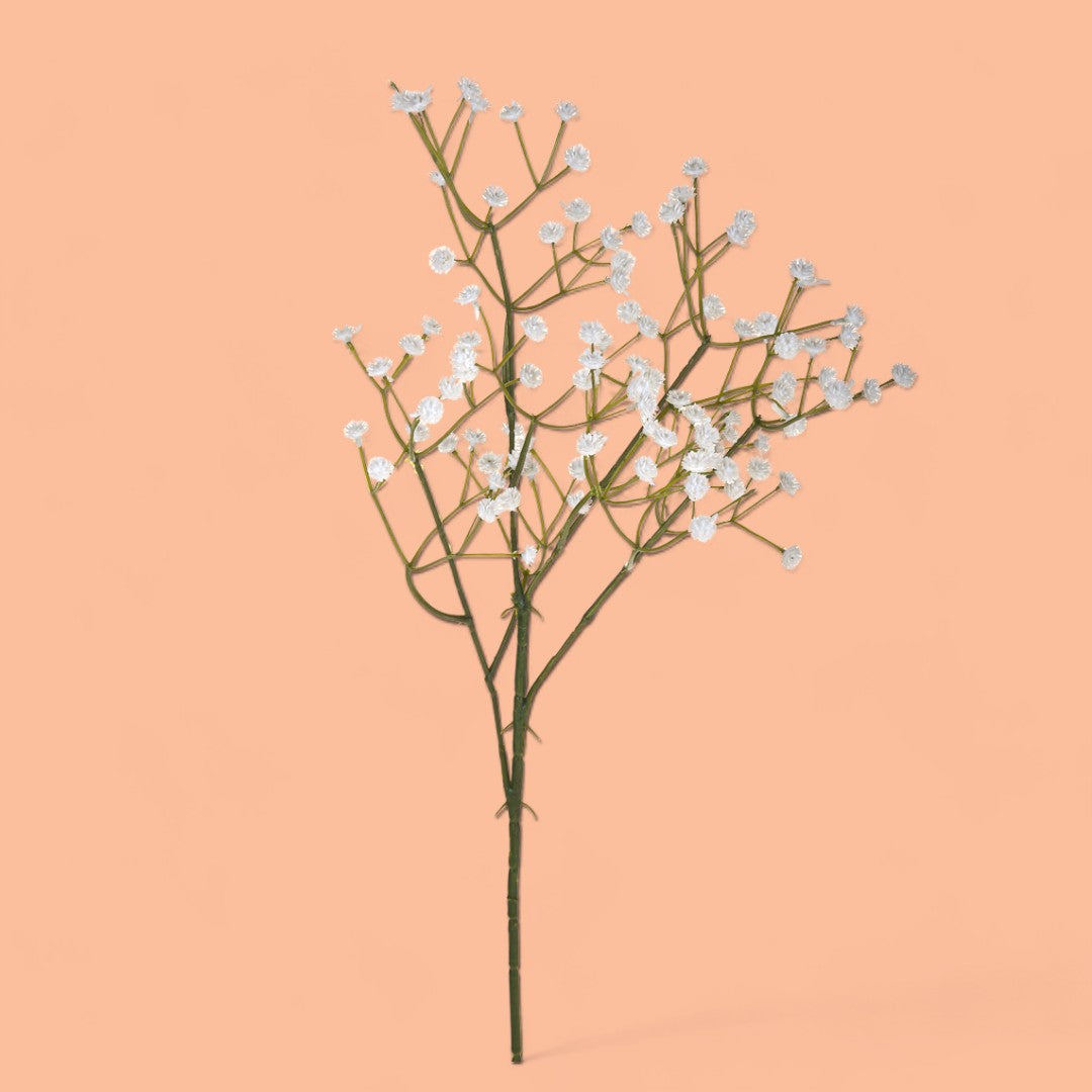 16 Pezzi • Ramo di gypsophila artificiale • 58,5 cm