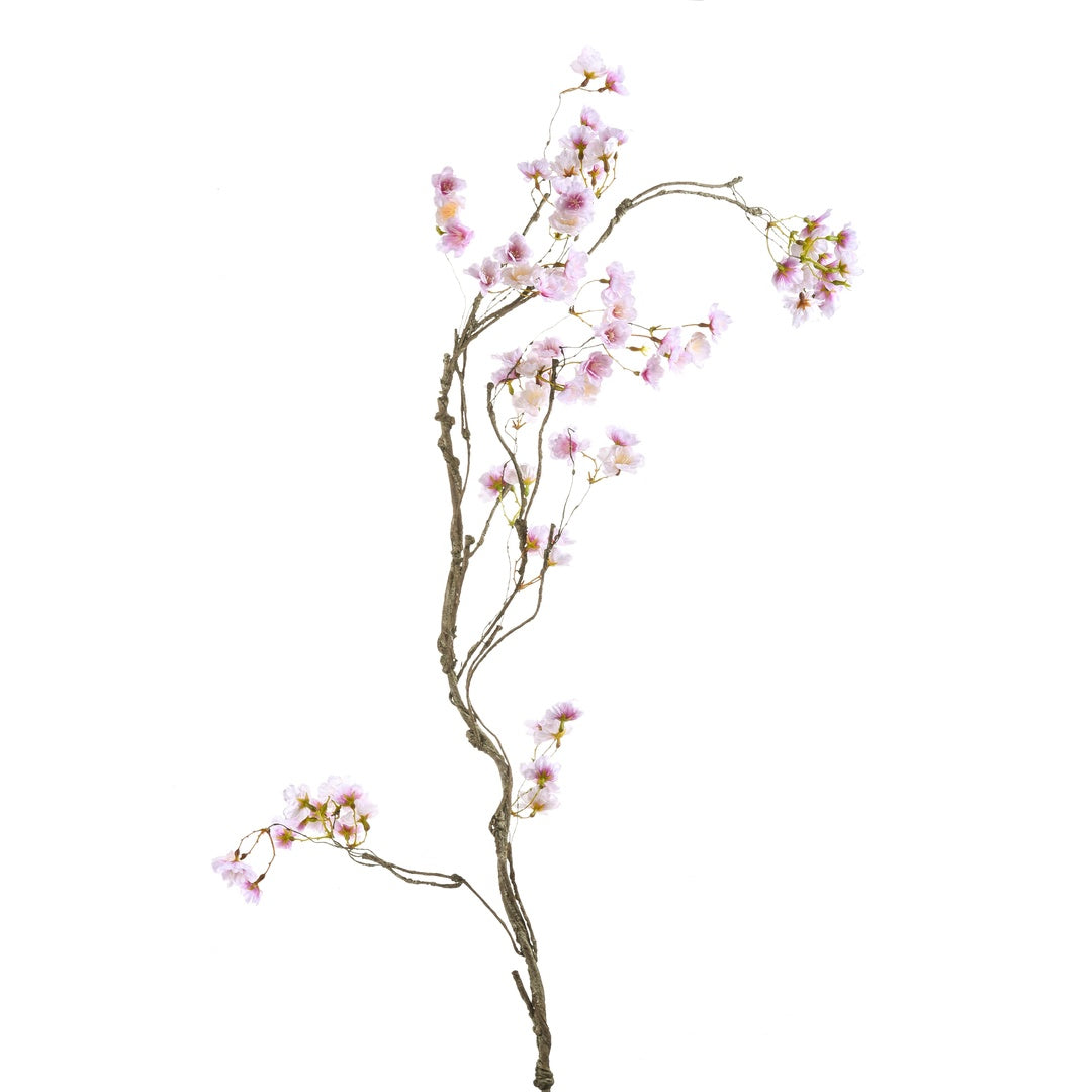 Ghirlanda con fiori di pesco artificiale • 160 cm