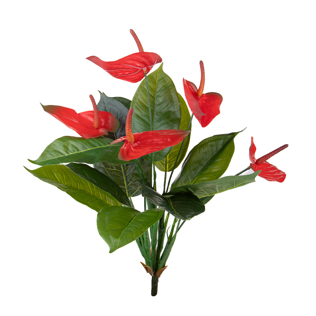 Fiore artificiale di Anthurium pianta • 56 cm