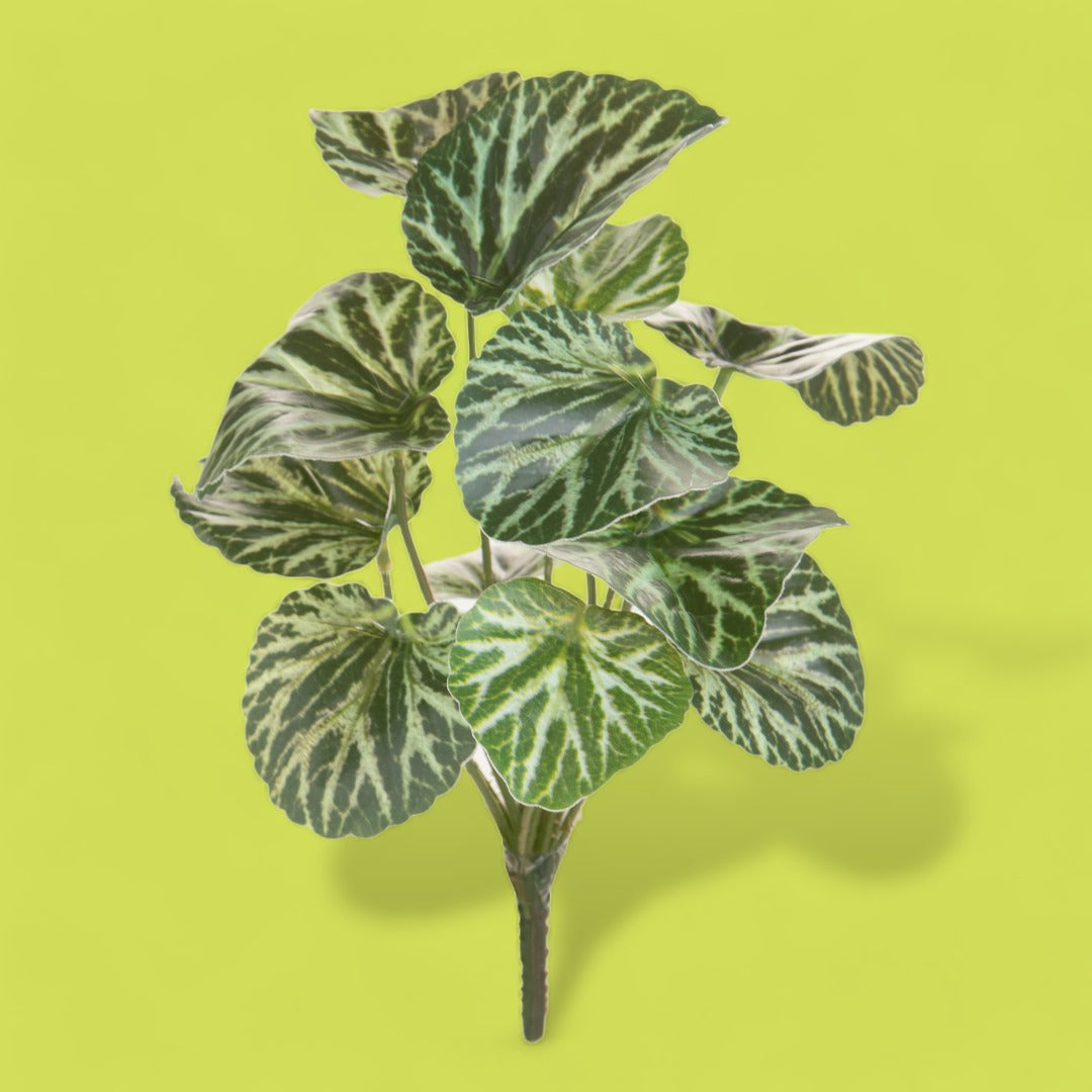 3 Pezzi • Saxifraga con foglie artificiale • 26 cm