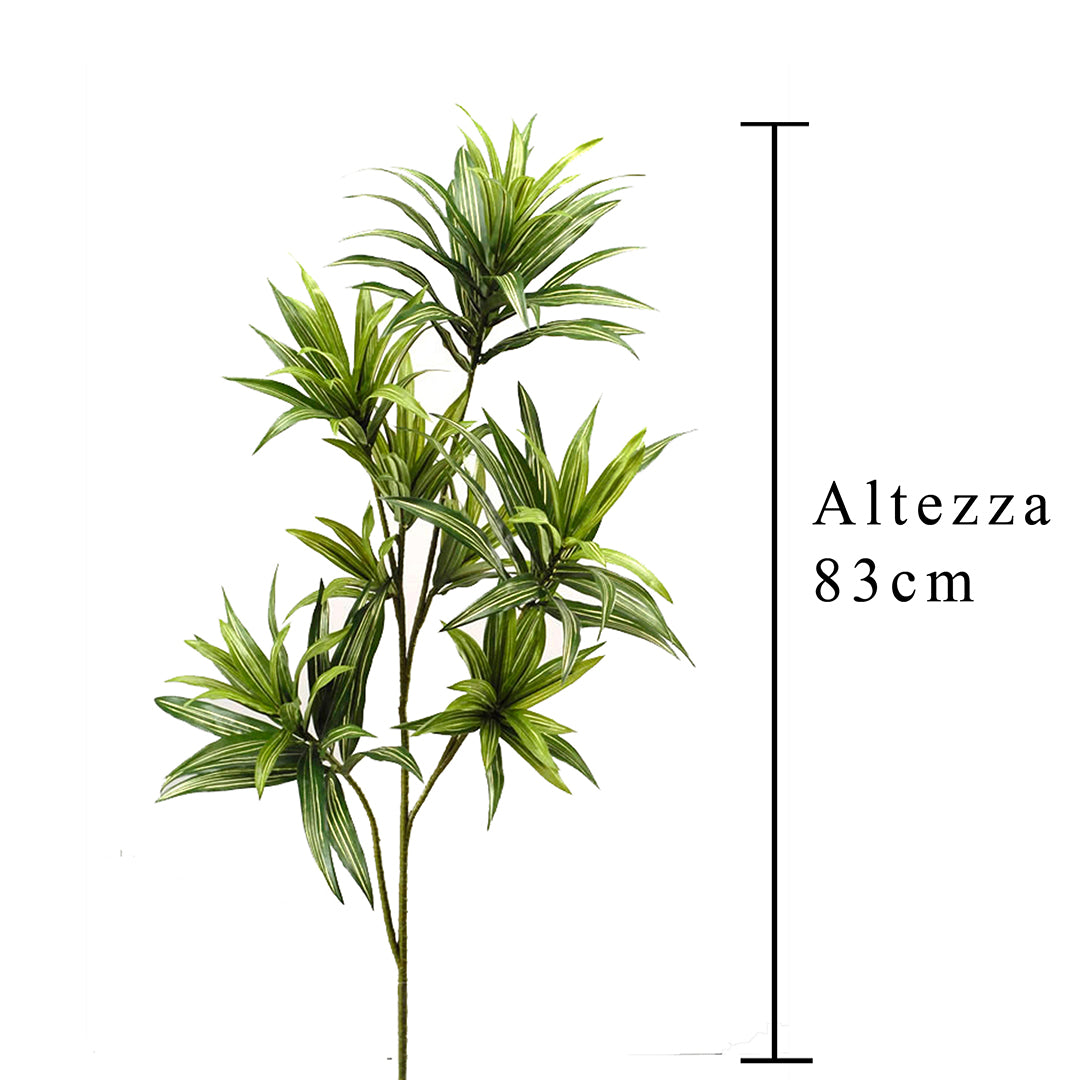 Dracena con 141 foglie artificiale • 83 cm