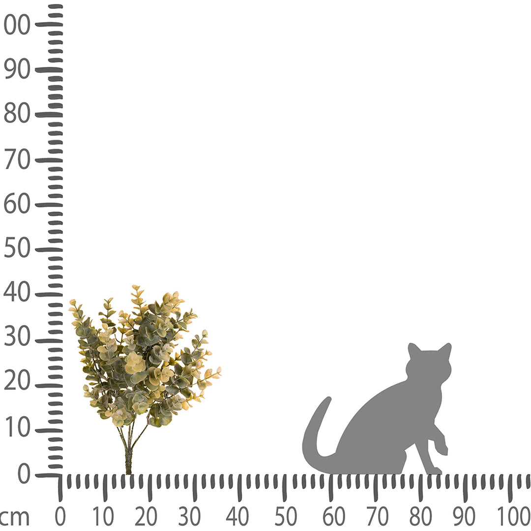 Mini eucaliptus artificiale • 41 cm