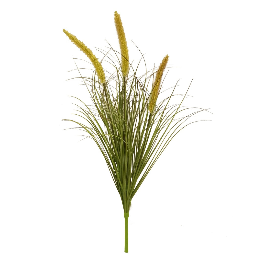 Pennisetum con fiori artificiale • 70 cm