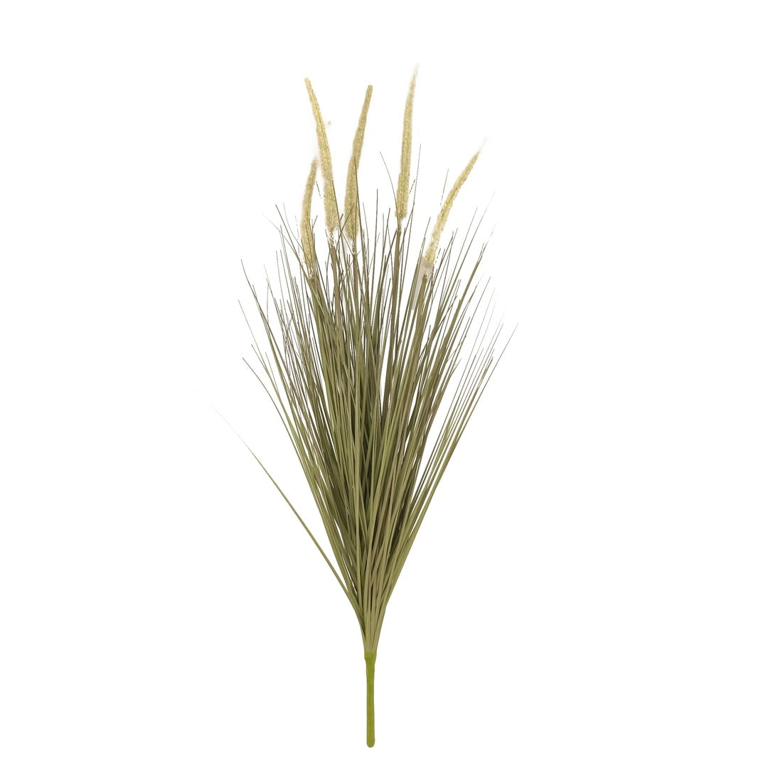 Pennisetum con fiori artificiale • 79 cm