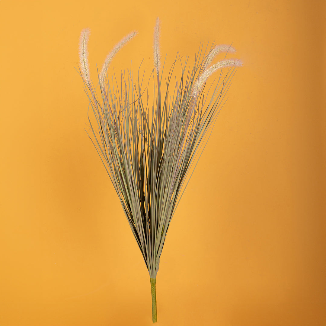 Pennisetum con fiori artificiale • 79 cm