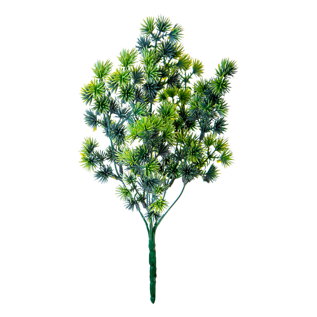 3 Pezzi • Microcladium bush artificiale • 33 cm