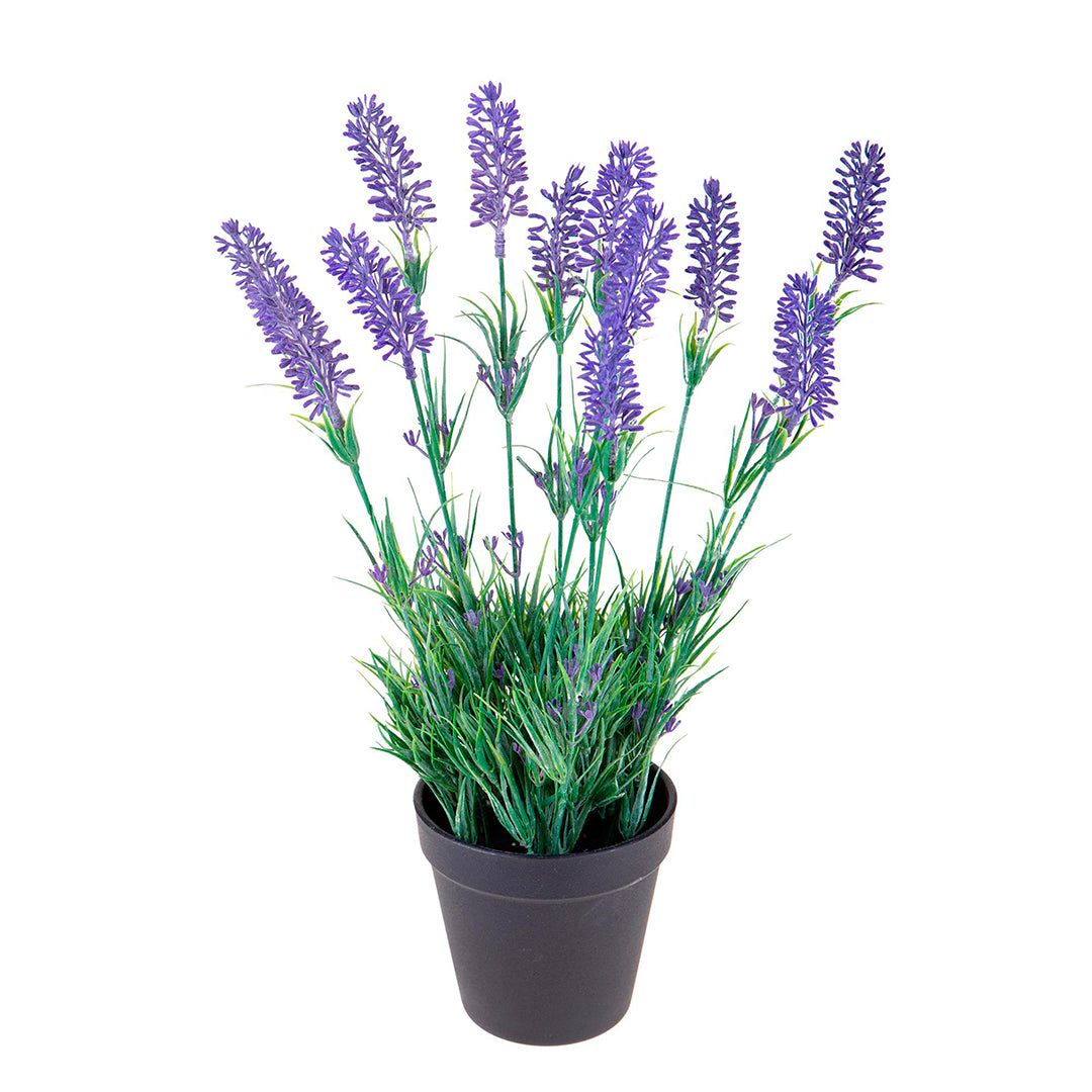 Lavanda in vaso artificiale • 38 cm