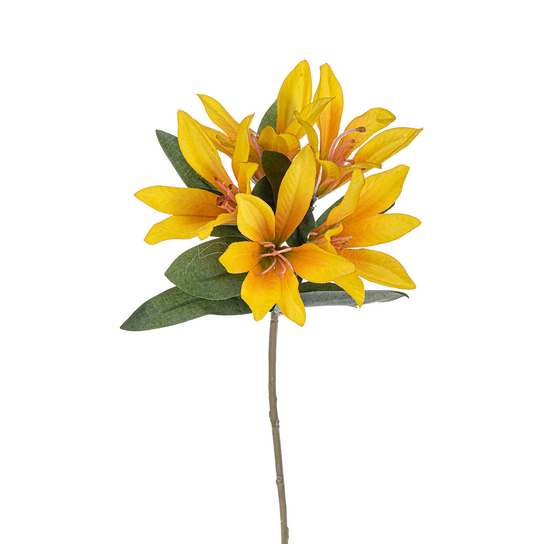 4 Pezzi • Lily peruviano artificiale • 64 cm