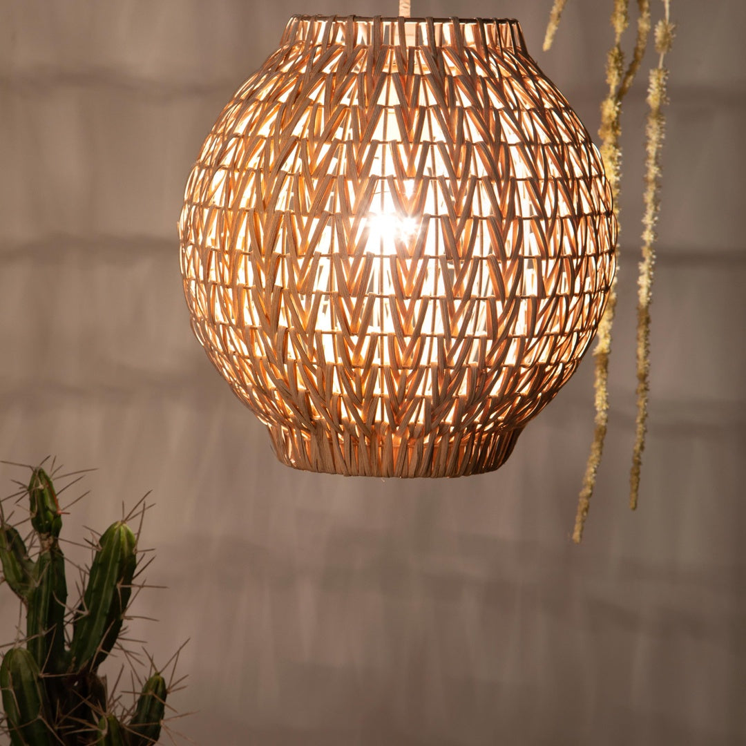 Lampadario in rattan • 30,5 cm