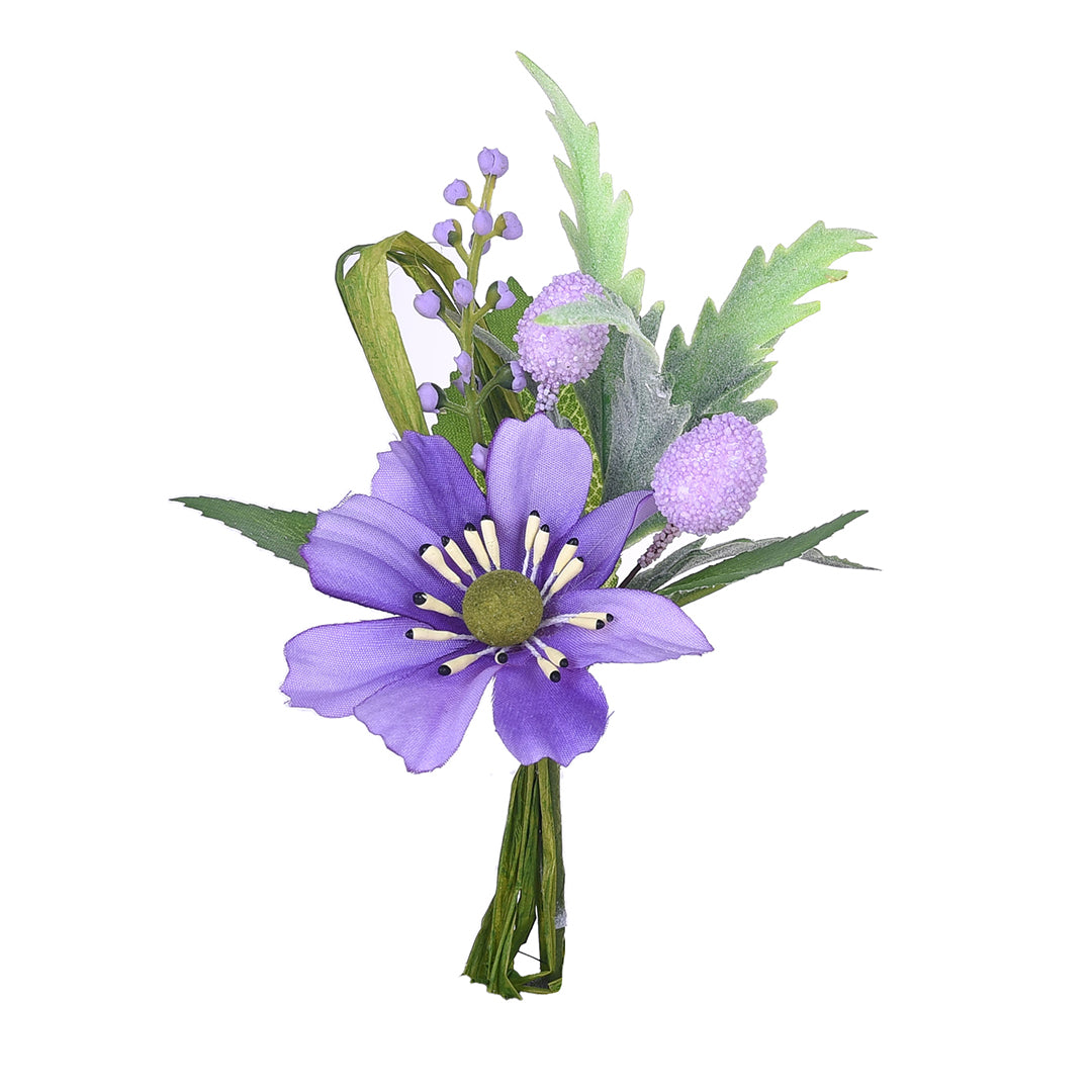 12 Pezzi • Pick fiore artificiale • 11 cm