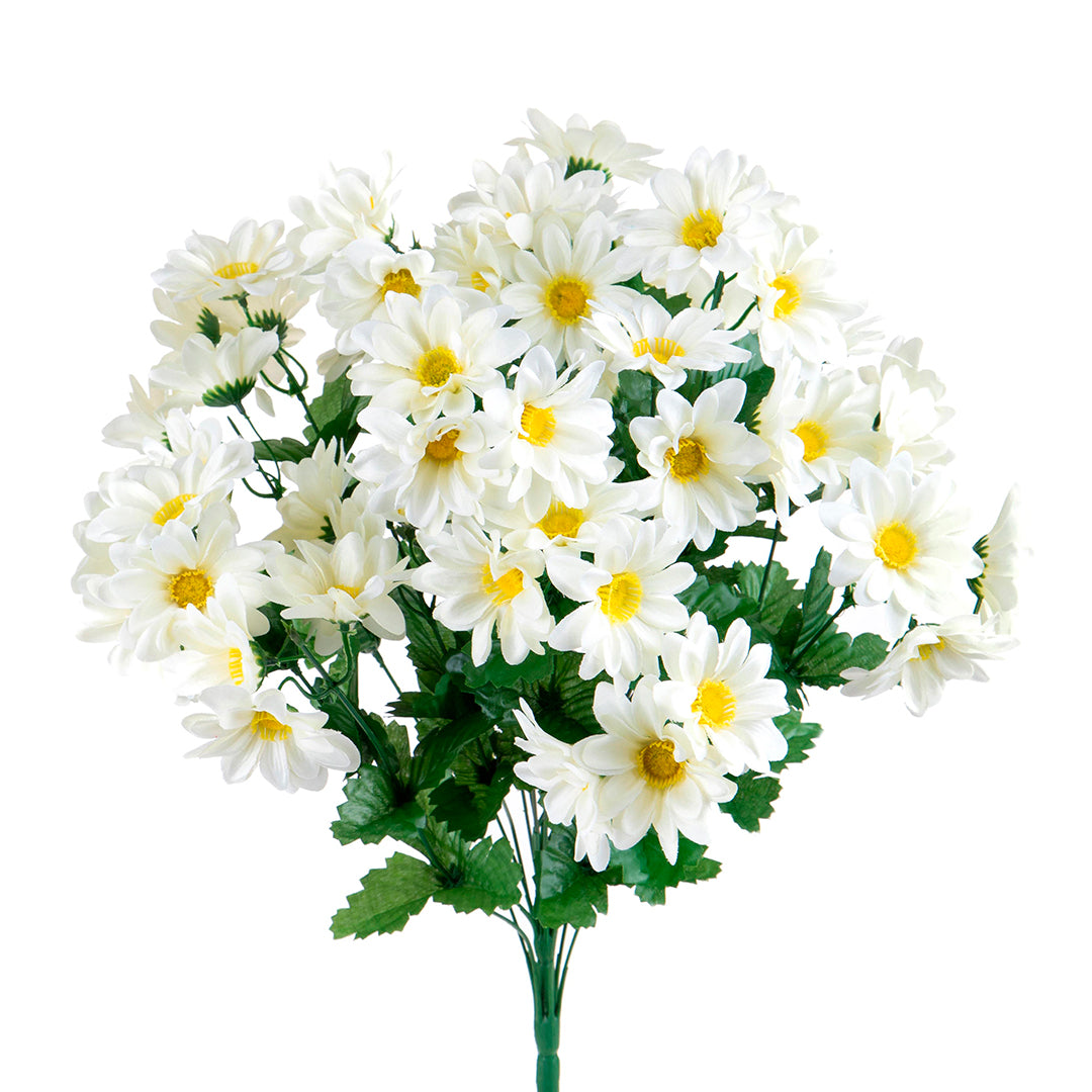 Mazzo di 18 margherite artificiale • 61 cm