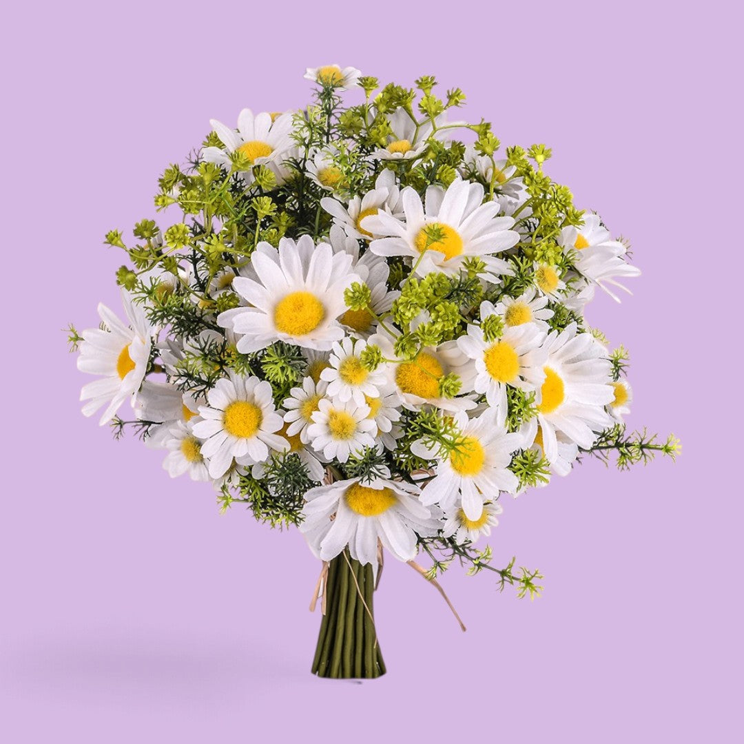 3 Pezzi • Mazzetto Margherite • 35 cm