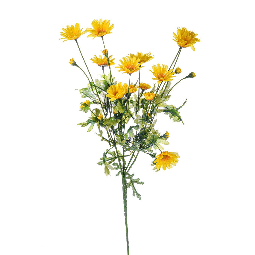 4 Pezzi • Mazzetto margherita 4 fiori artificiale • 67 cm