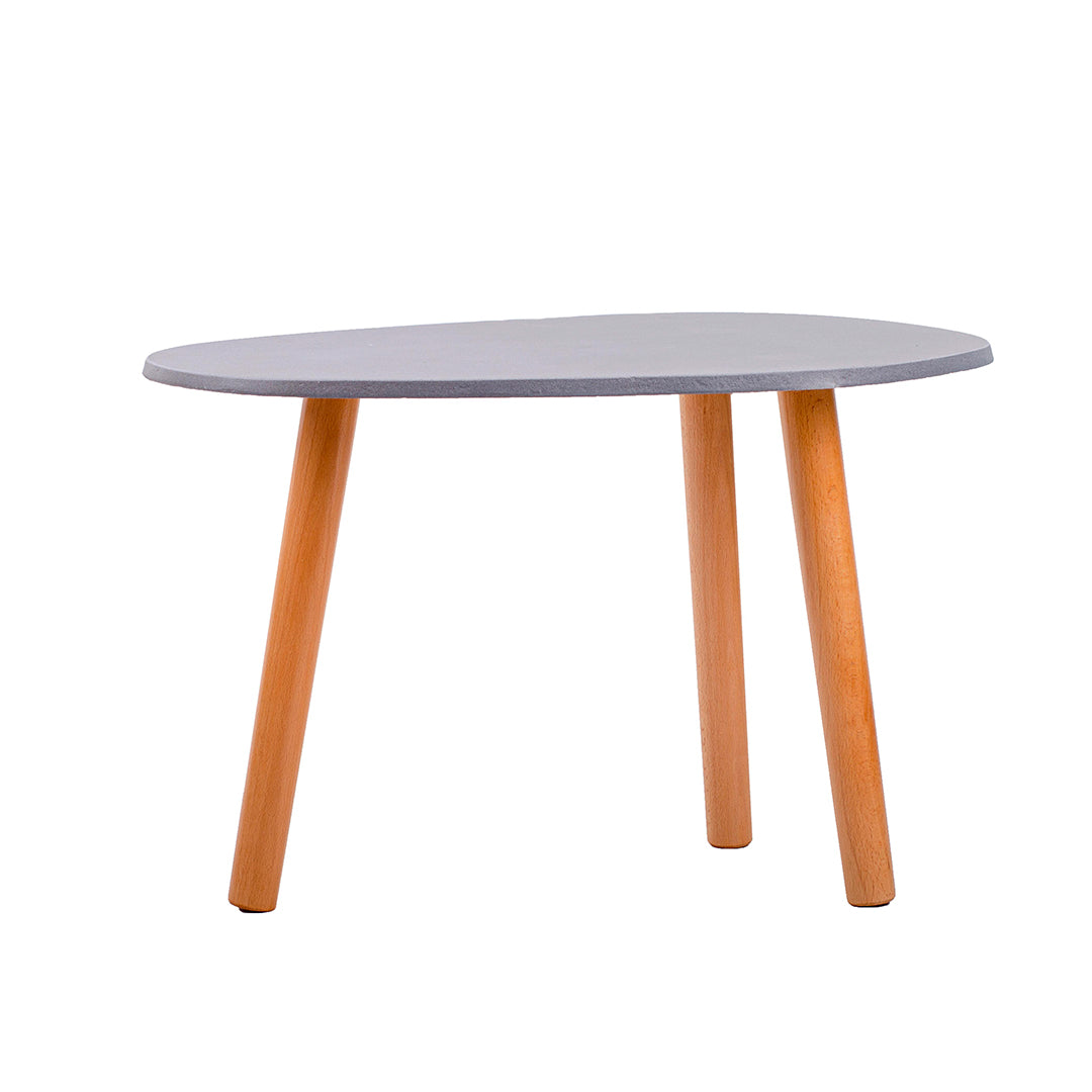 Tavolino con base cemento • 49 cm