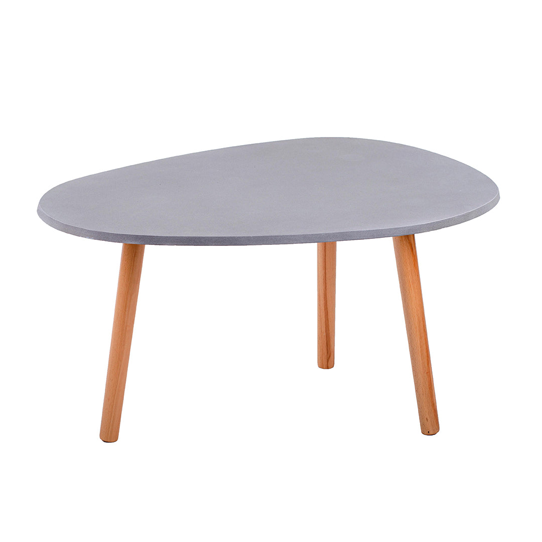 Tavolino con base cemento • 59 cm