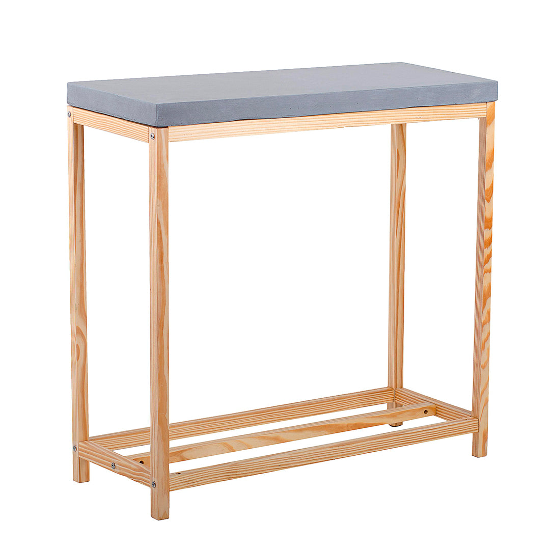 Supporto con base cemento rettangolare • 79 cm