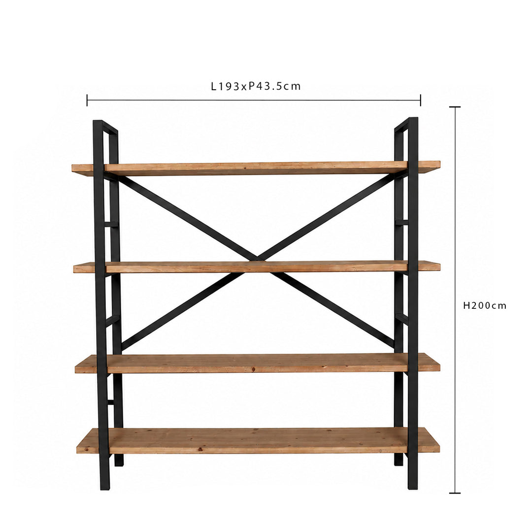 Scaffale 4 Ripiani • 200 cm