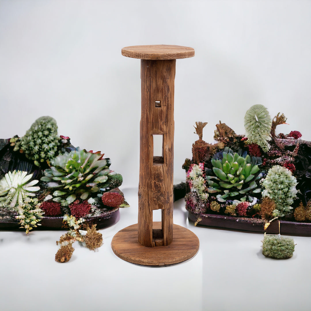 Alzata e tavolo legno • 90 cm