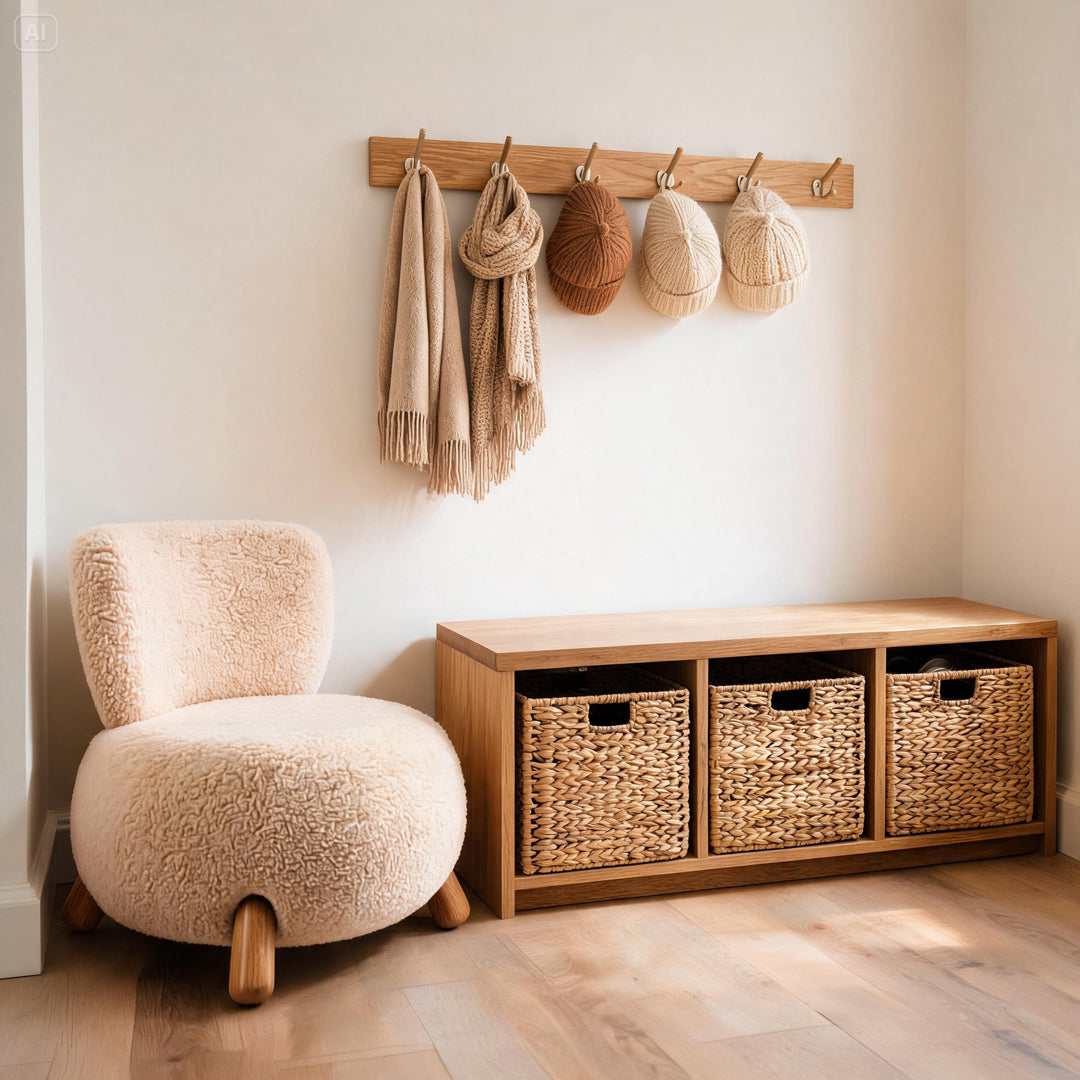 Poltrona Teddy Wood • 75 cm