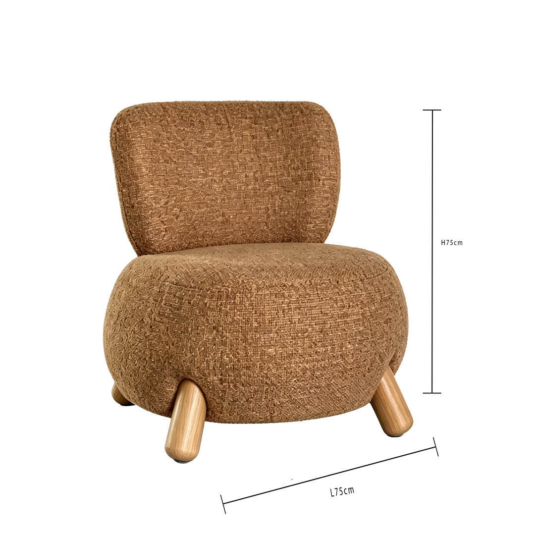 Poltrona Teddy Wood • 75 cm