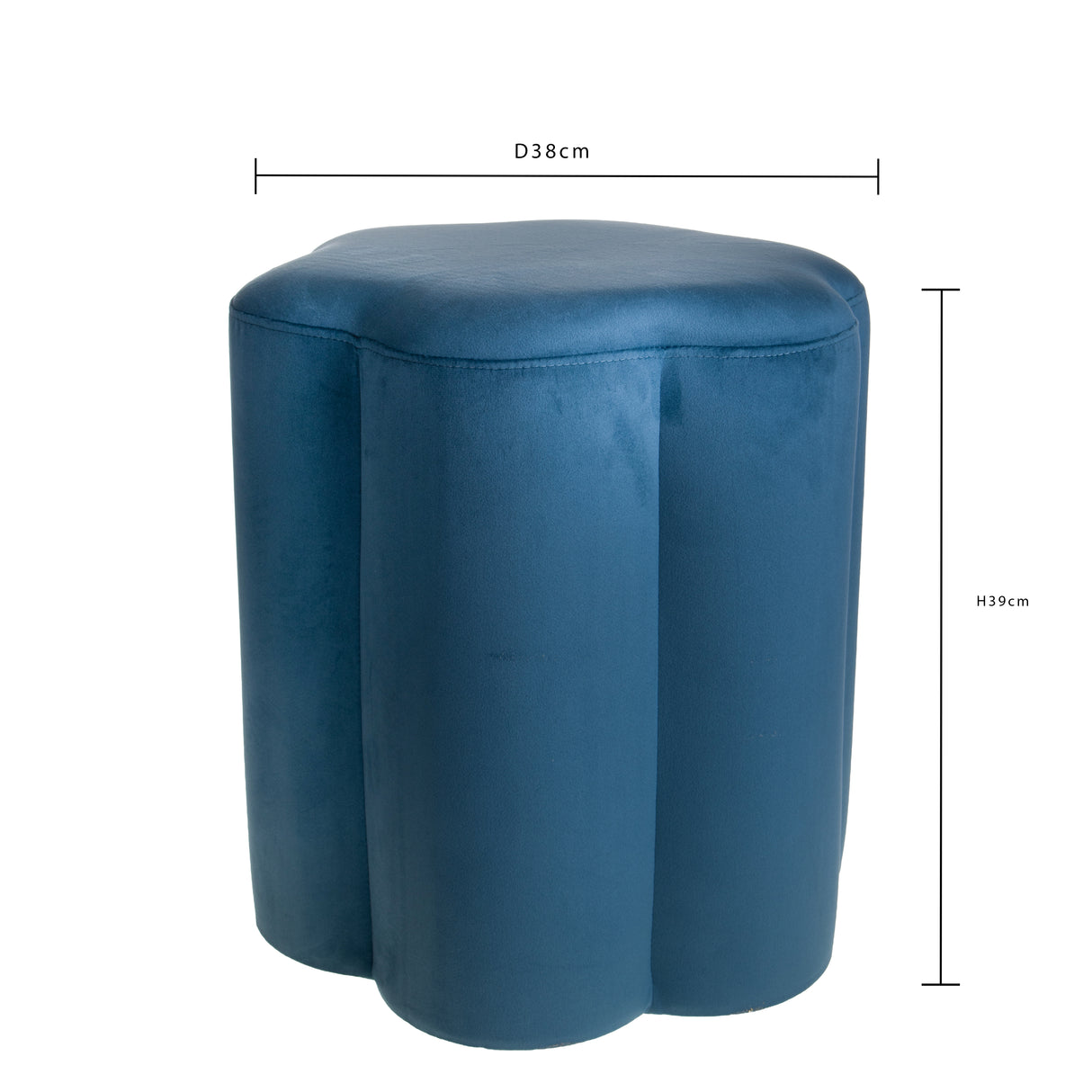 Pouf velvet • 39 cm