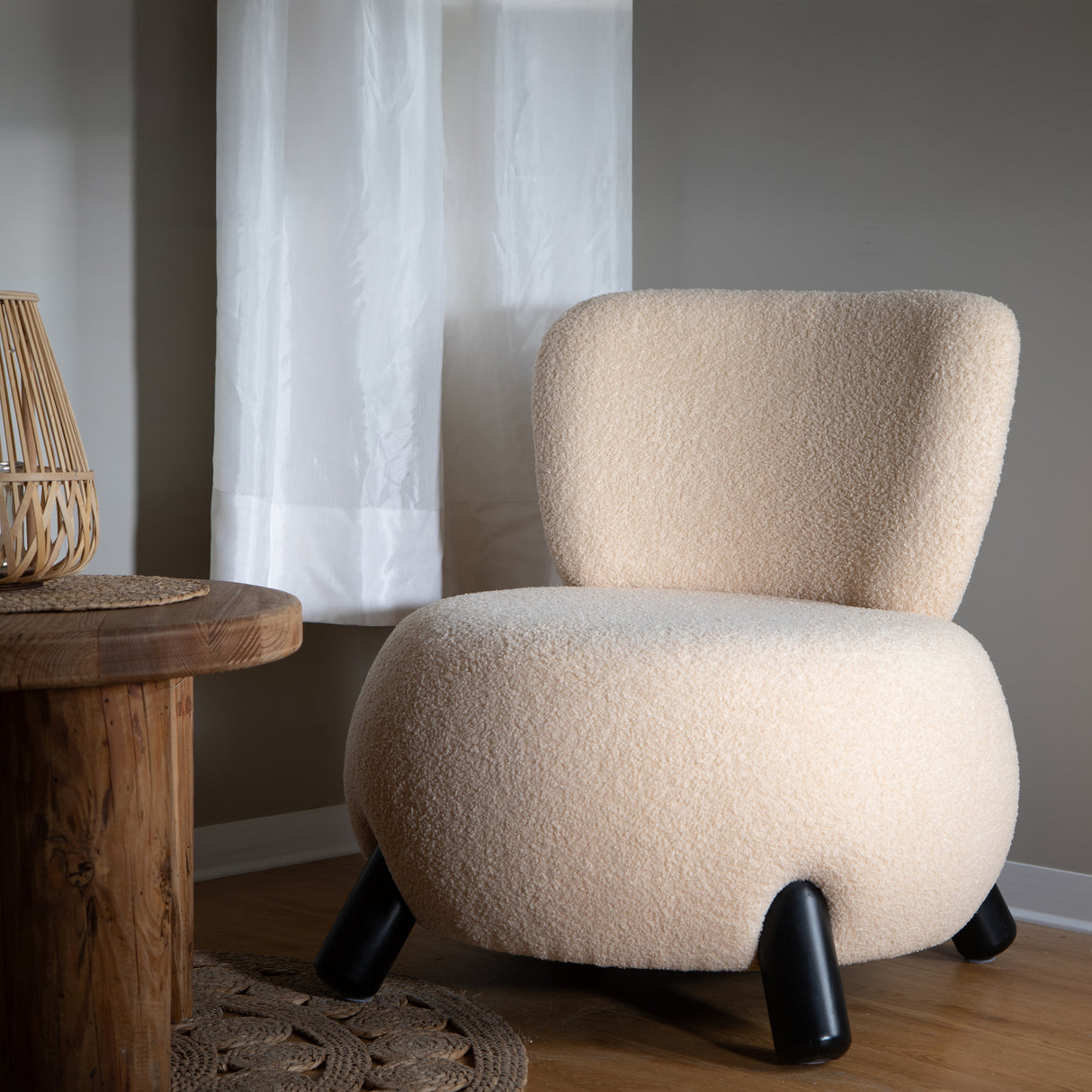 Poltrona teddy velvet • 75 cm