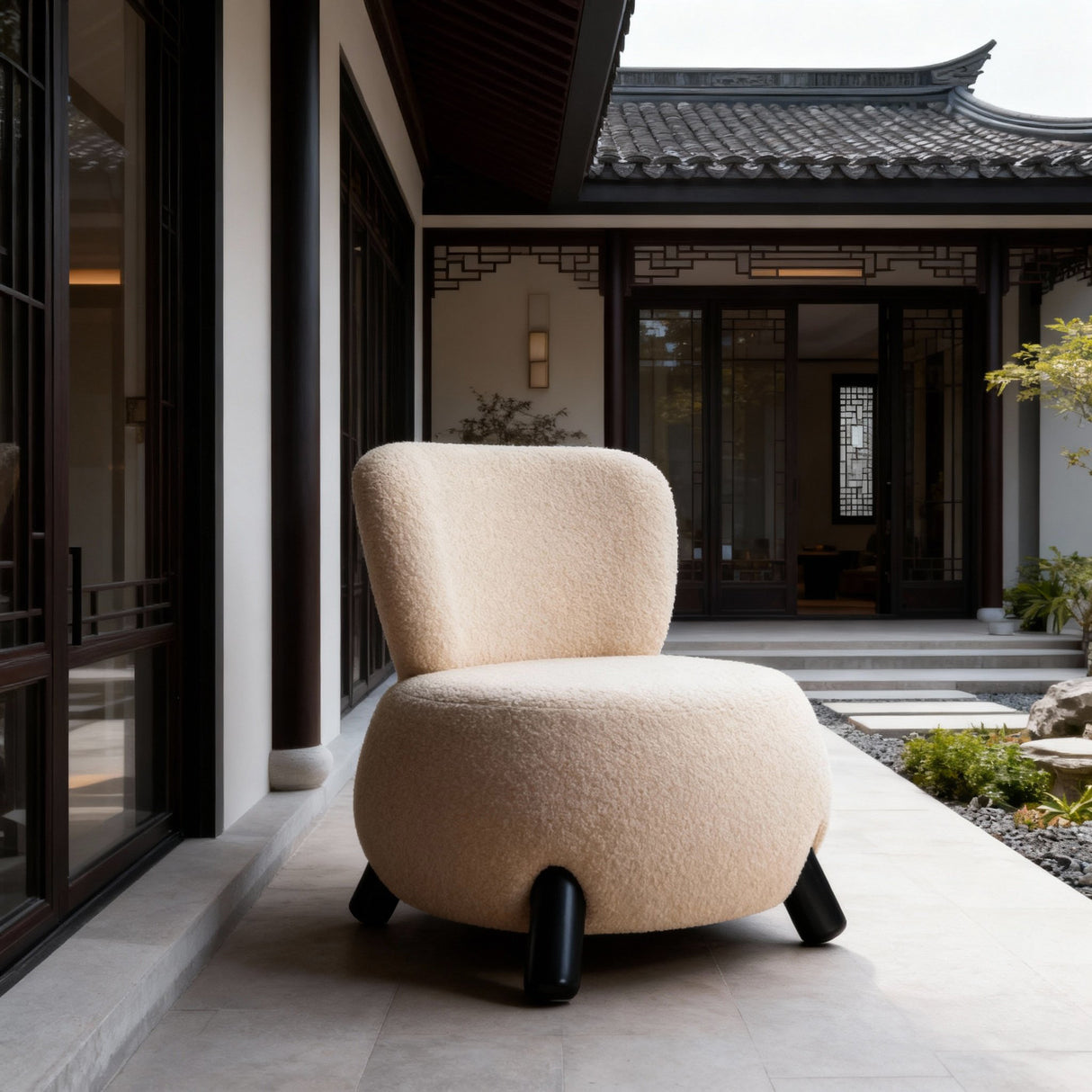 Poltrona teddy velvet • 75 cm