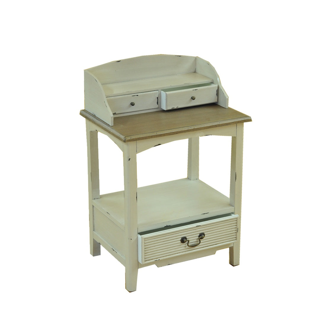 Comodino con cassetti • 78 cm