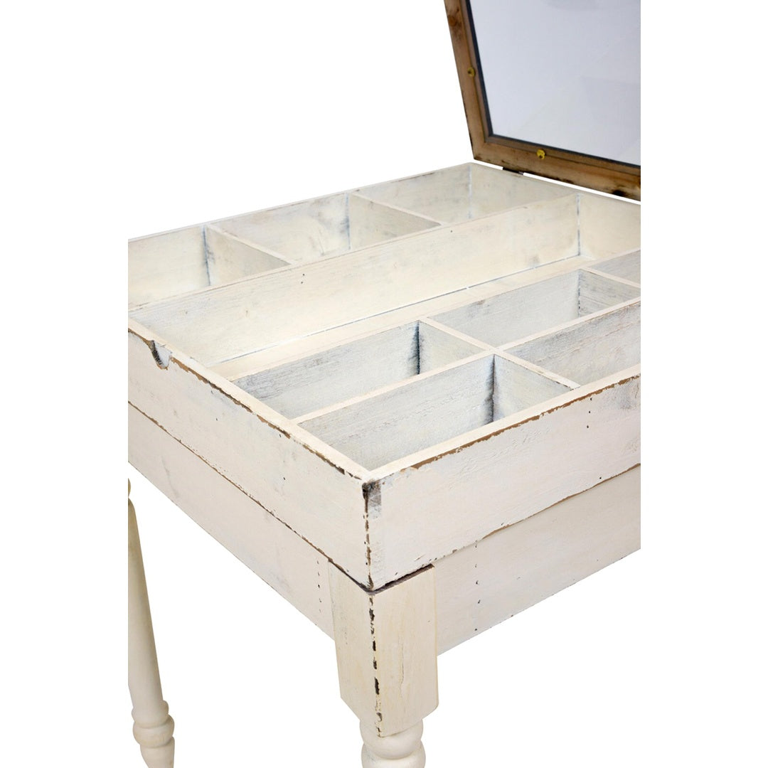 Tavolino con scomparti • 70 cm