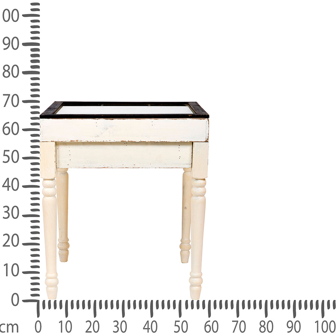 Tavolino con scomparti • 70 cm