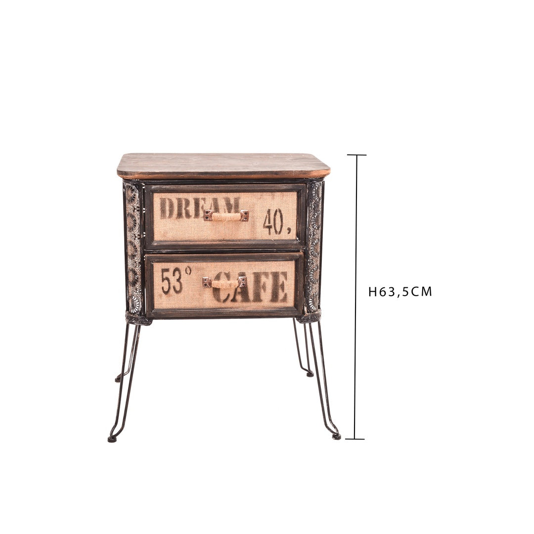 Mobile vintage 2 cassetti • 55X60 cm