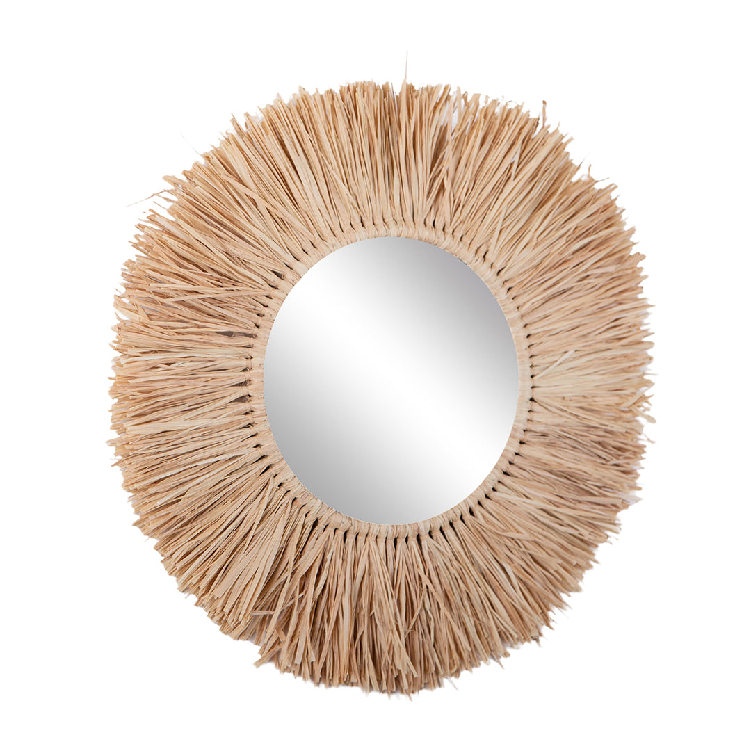 Specchio con Rafia • 50 cm