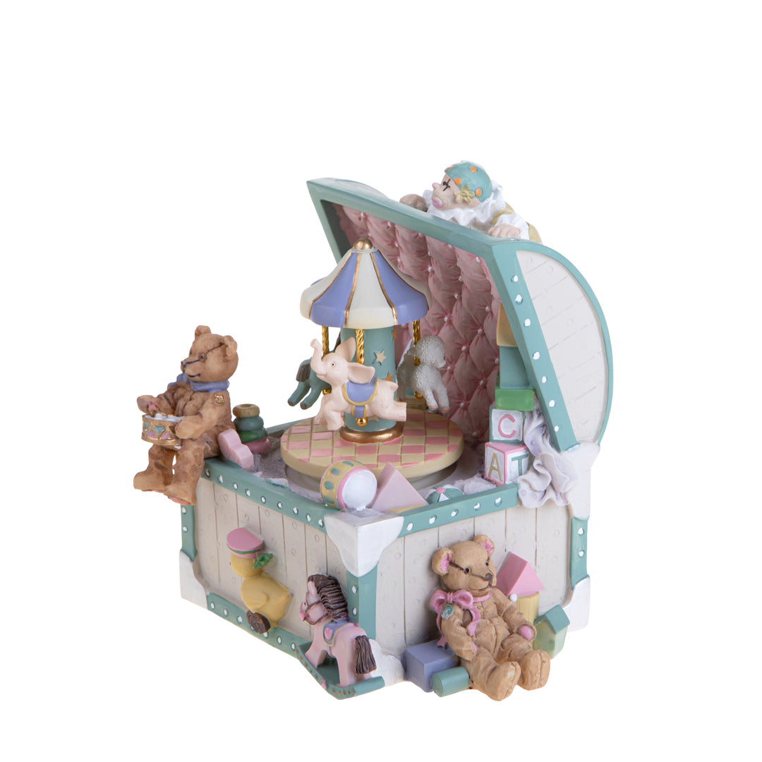 Bauletto baby con carillon • H 16,5 cm