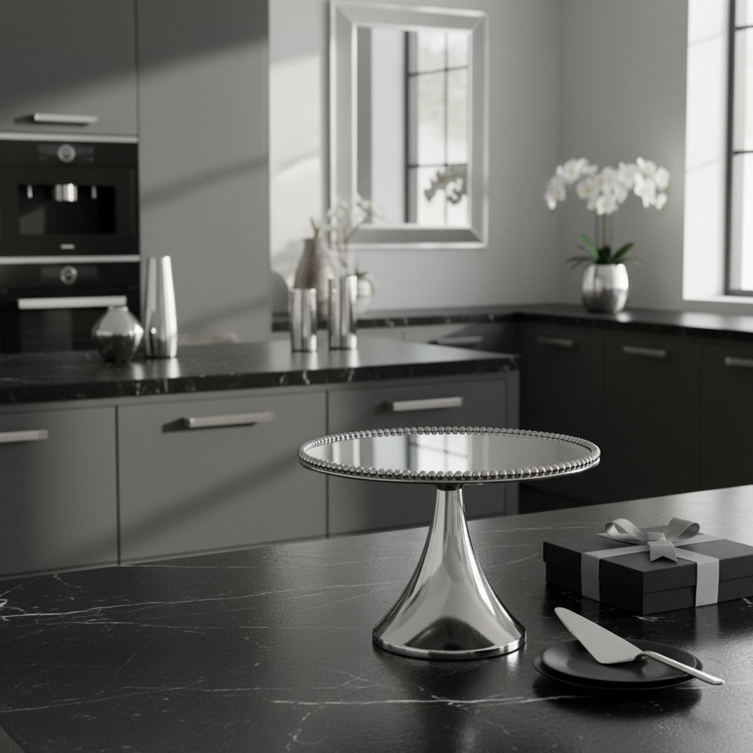 Alzata con specchio • H 26,5 cm