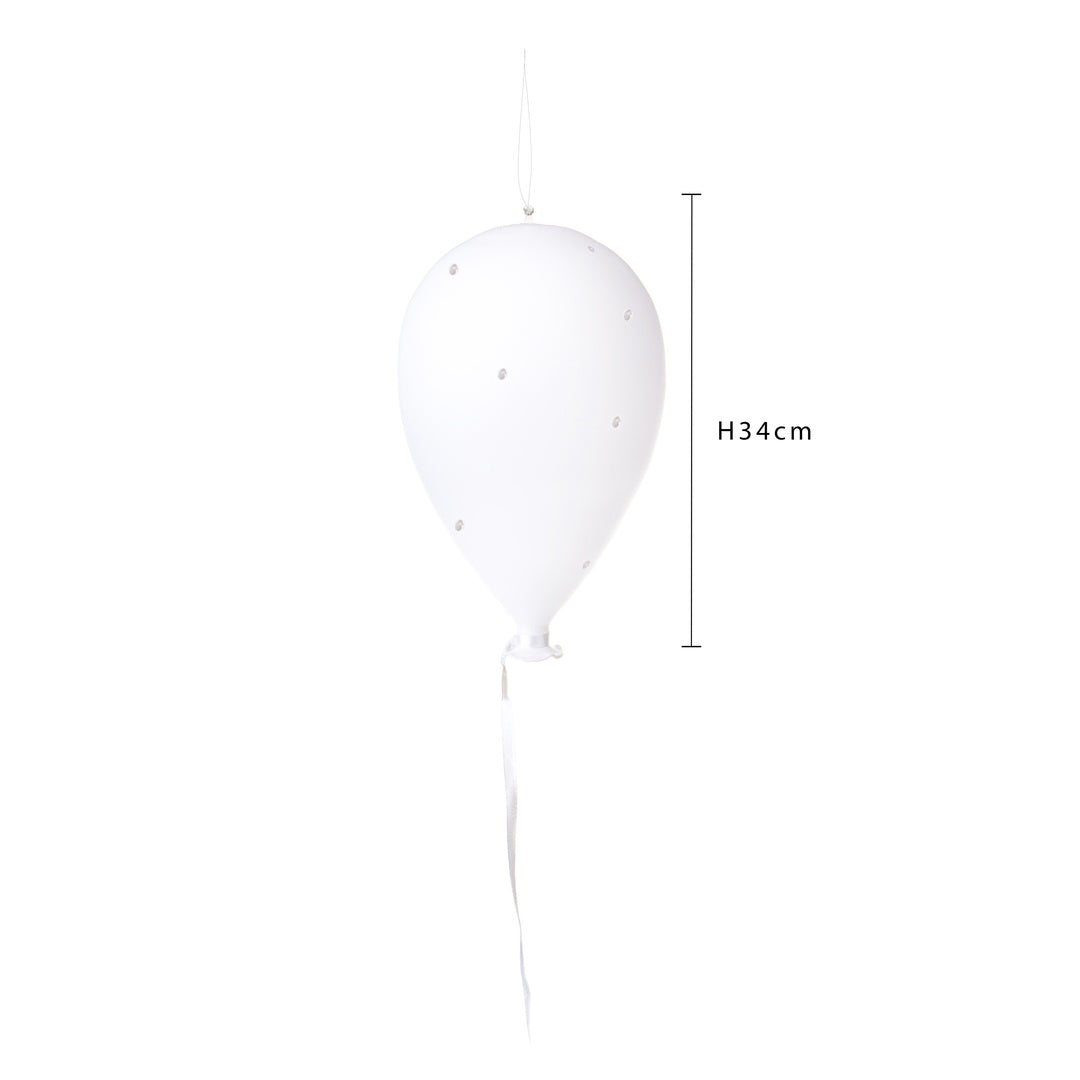 Palloncino in vetro con filo • 34 cm
