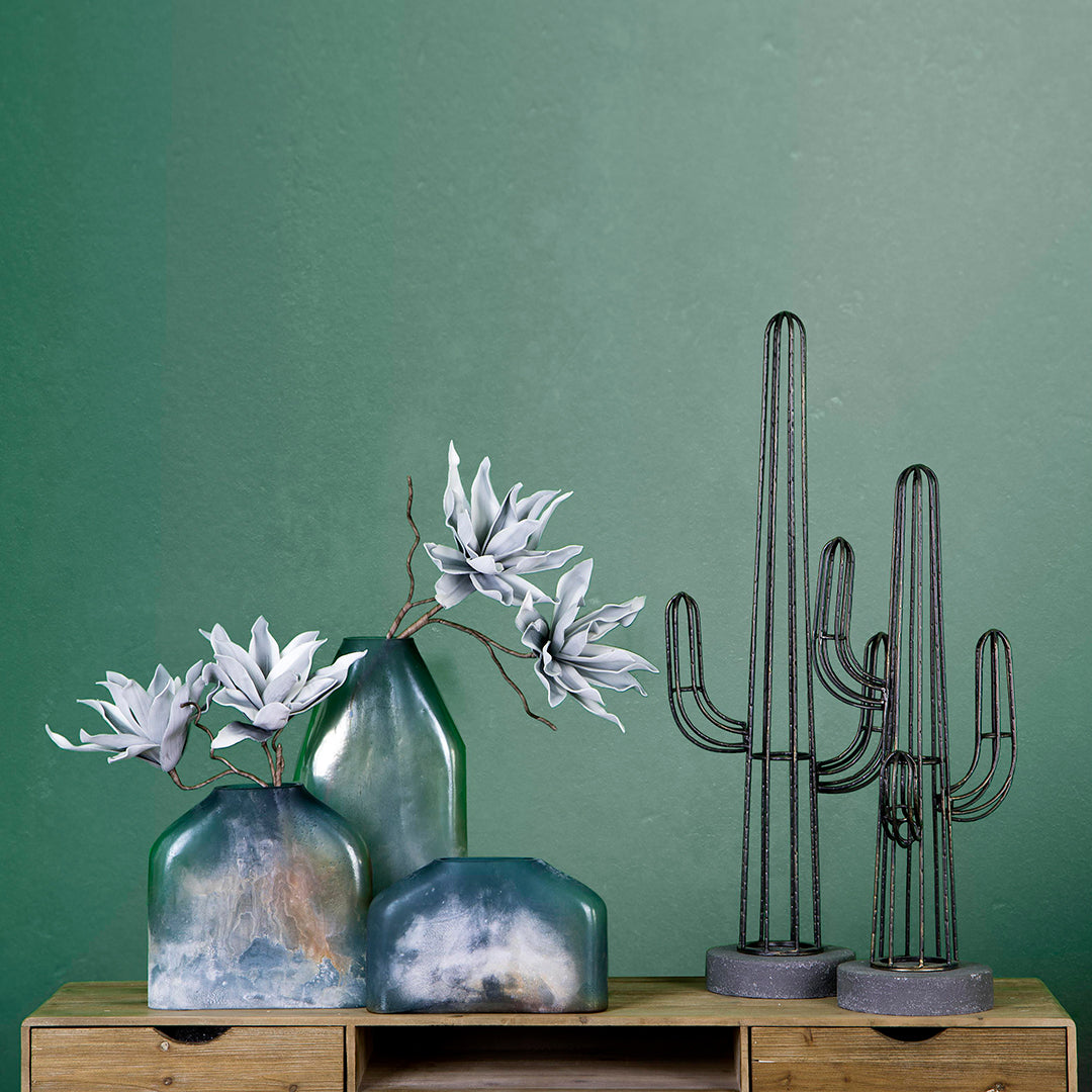 Profilo cactus in metallo • 90cm